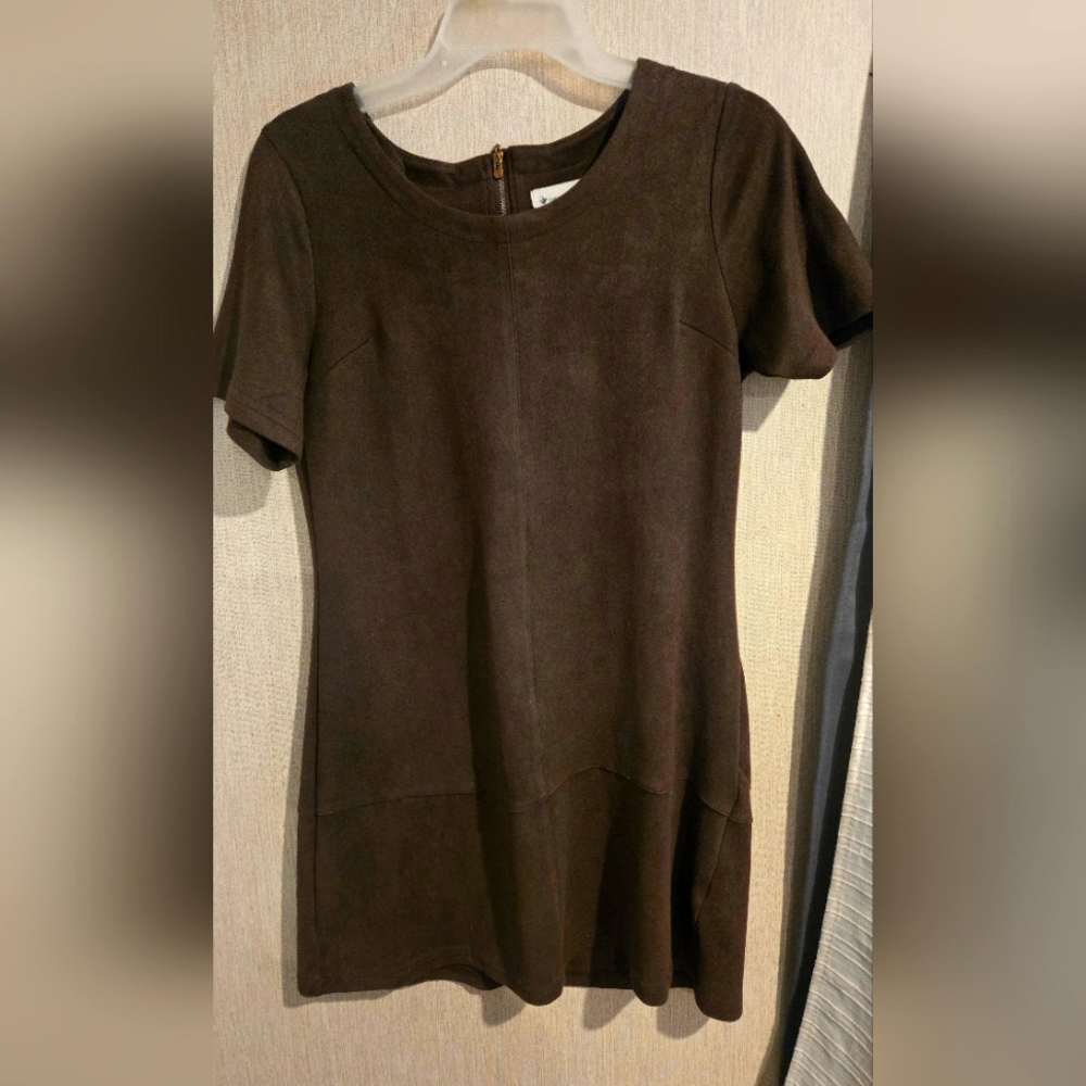 Paper Crane Chocolate Brown Dress